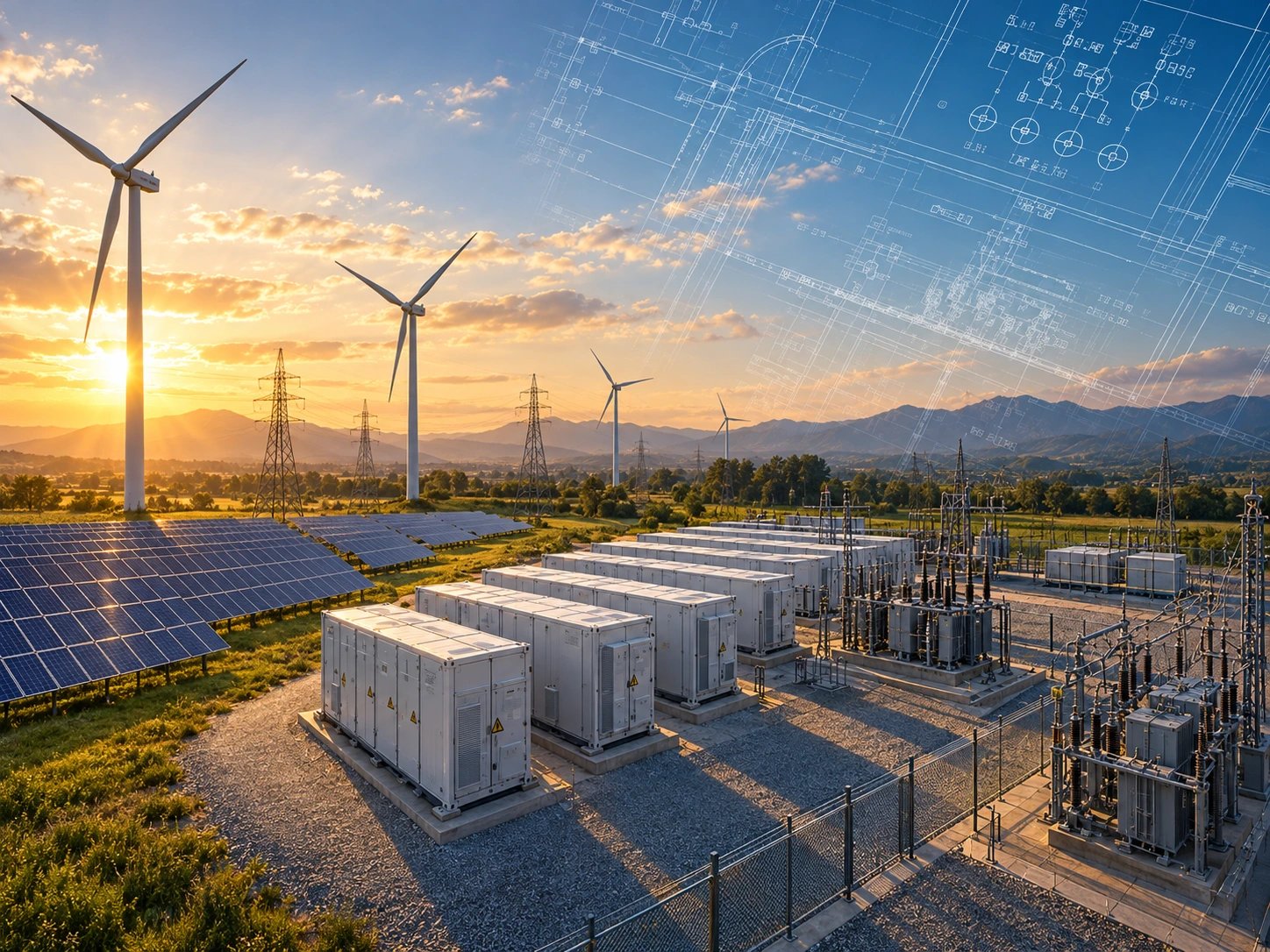 Infrastrutture energetiche: eolico, fotovoltaico e sistemi di accumulo