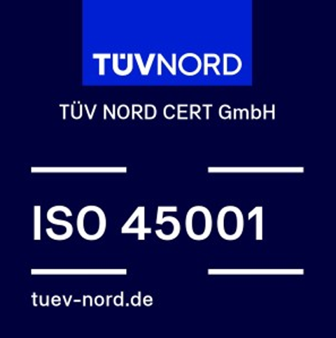 Certificato ISO 45001 — TÜV NORD